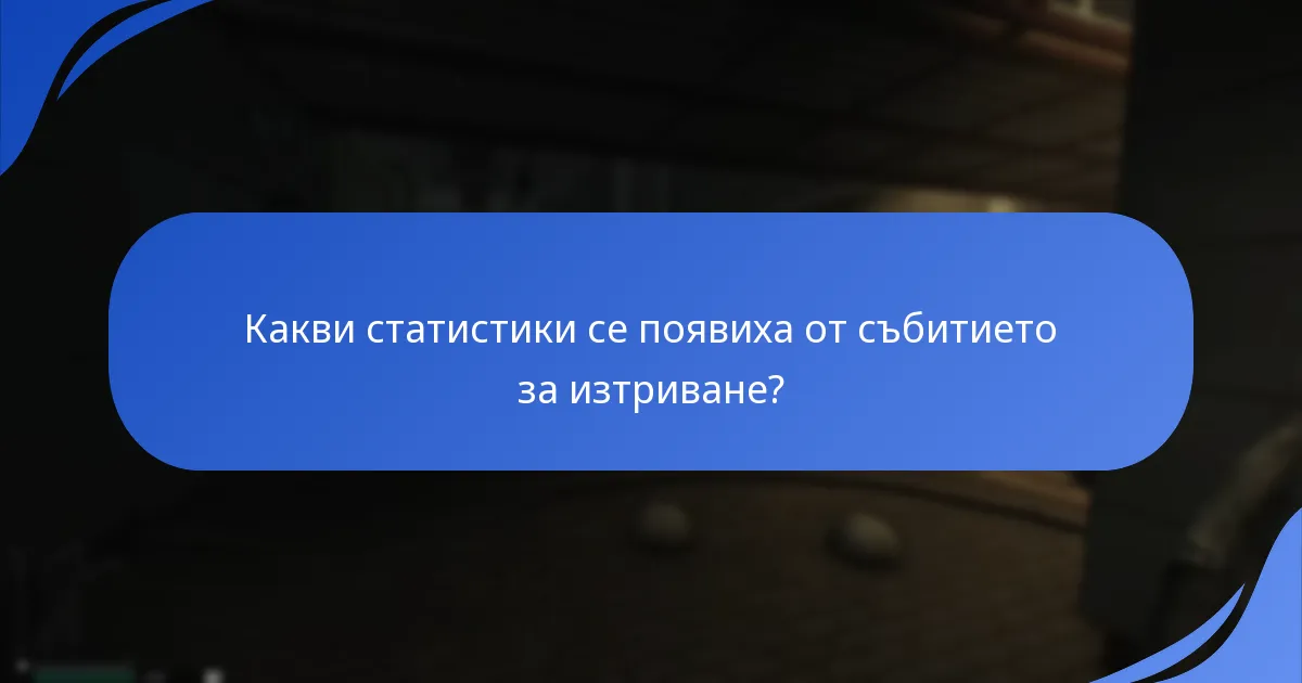 Как се сравняват наградите от събитието за изтриване с предишни събития?